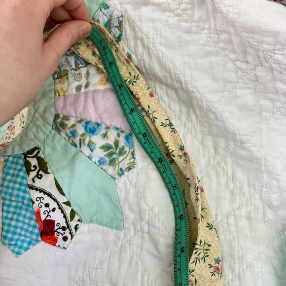 Handmade Cute Floral Cotton Shoulder Bag Purse - Picture 6 of 10